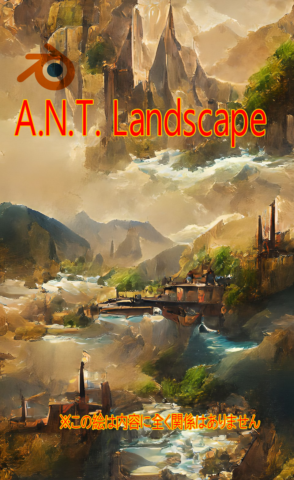 【blender】A.N.T. Landscapeで簡単に背景を作る！